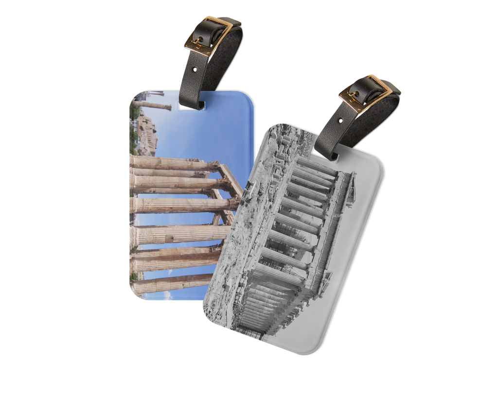 Greece - Acropolis Antiquities - Set of 2 Luggage Tags