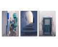 Greek Island Textures Trio - Set of 3 Large Canvas Prints