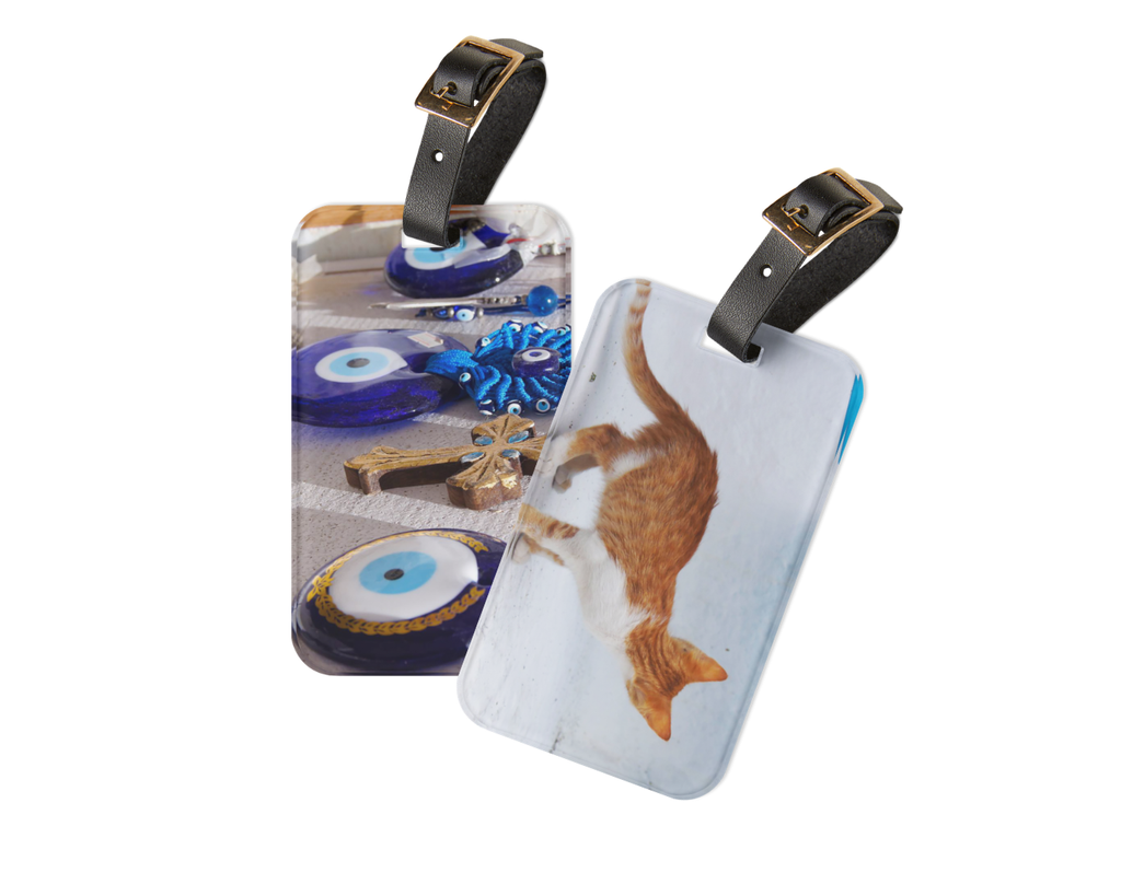 Greek Island Life - Set of 2 Luggage Tags