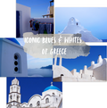 Set 10: Iconic Blues and Whites of Greece - Set of 5 Postcards